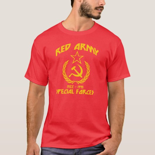 Rote Armee-besondere Kräfte T-Shirt (Vorderseite)