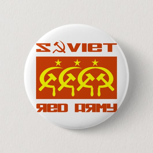 Rote Armee des Sowjet-CCCP Button (Vorderseite)