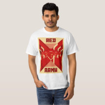 Rote Armee-Hockey-T-Shirt Weiß