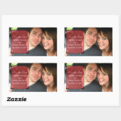 Rote Art Deco Rahmen Save the Date Sticker (Blatt)