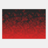 Rote Asche Stille Geschenkpapier Set (Vorderseite 2)