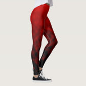 Rote Asche Stille Leggings (Rechts)