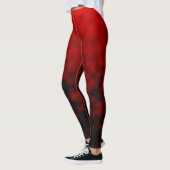 Rote Asche Stille Leggings (Links)