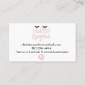 Rote Aspen-Visitenkarten Visitenkarte (Rückseite)