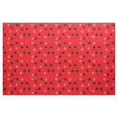 Rote atomarSternexplosionen kämmten Baumwollgewebe Stoff (Yard (91,4 cm))