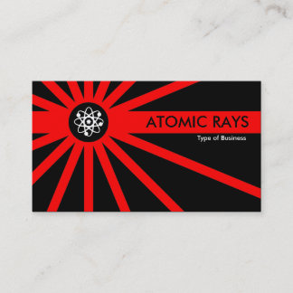 Rote Atomtage Visitenkarte