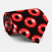 Rote Augen Krawatte (Gerollt)