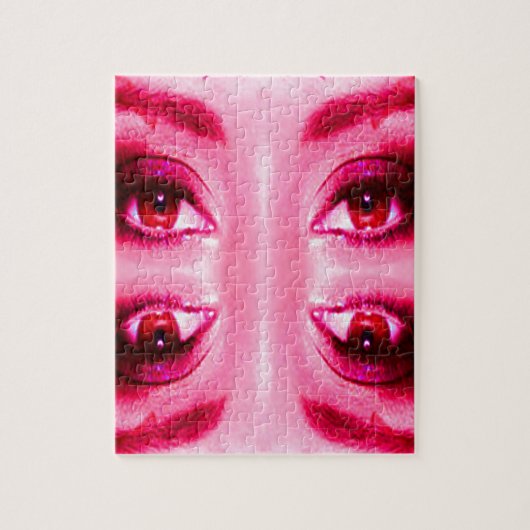 Rote Augen Puzzle (Vertikal)