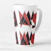 Rote Augen sehen große Tasse (Rechte Ecke)