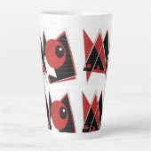 Rote Augen sehen große Tasse (Vorderseite)