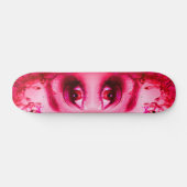 Rote Augen Skateboard (Horizontal)
