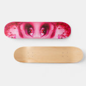Rote Augen Skateboard (Horizontal)