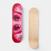 Rote Augen Skateboard (Vorderseite)