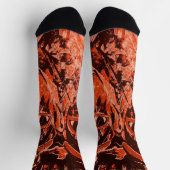 Rote Augen Socken (Oben)