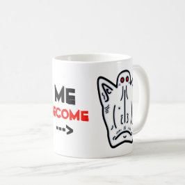Rote Augen spitze Ohren Vampir-ähnliche Kreatur Kaffeetasse