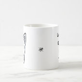 Rote Augen spitze Ohren Vampir-ähnliche Kreatur Kaffeetasse (Mittel)