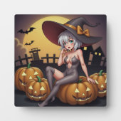 Rote Augenröhre auf Jack-O-Lantern Fotoplatte (Vorderseite)