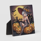 Rote Augenröhre auf Jack-O-Lantern Fotoplatte (Vorderseite)