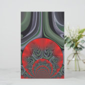 Rote Aurora Kunst, Dichtung und Musik Briefpapier (Stehend Vorderseite)