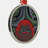 Rote Aurora Kunst, Dichtung und Musik Ornament Aus Metall (Rechts)