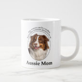 Rote Australische Schepherd-Mama Jumbo-Tasse (Rechts)