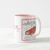 Rote Auto TASSE (VorderseiteRechts)