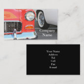 Rote Auto-Visitenkarten Visitenkarte (Vorne/Hinten)