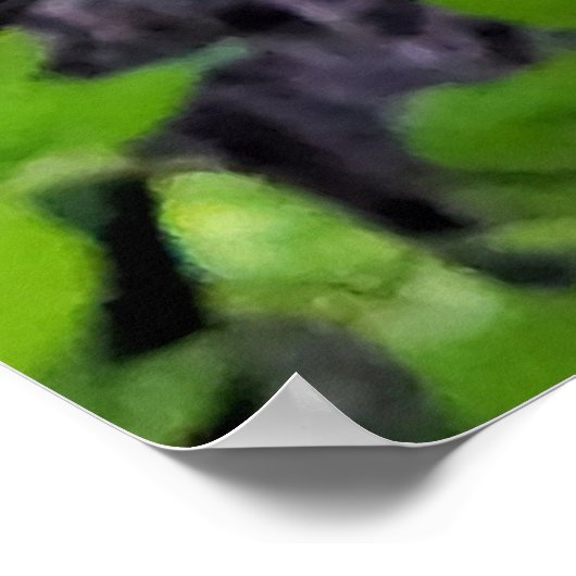 Rote Azalea Blume Poster (Ecke)