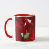 Rote Azaleenblüten Tasse (Links)