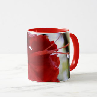 Rote Azaleenblüten Tasse