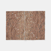 ROTE BACKSTEINE FLEECEDECKE (Vorderseite (Horizontal))