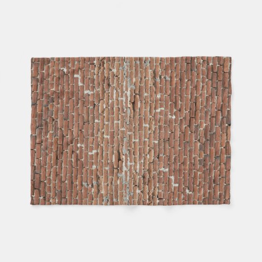 ROTE BACKSTEINE FLEECEDECKE (Vorderseite (Horizontal))