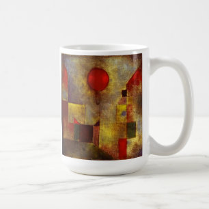Rote Ballon-Tasse Pauls Klee Kaffeetasse