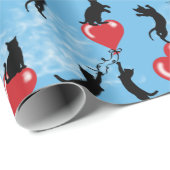 Rote Ballone Geschenkpapier (Rolleneckpunkt)