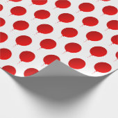 Rote Ballone Geschenkpapier (Ecke)