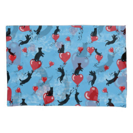 Rote Ballons fliegen Kissenbezug