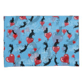 Rote Ballons fliegen Kissenbezug (Vorderseite-Rechts)