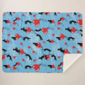 Rote Ballons fliegen Sherpadecke (Vorderseite (Horizontal))