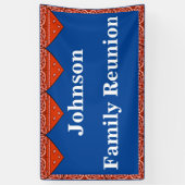 Rote Bandana-Gewohnheits-Fahne Banner (Vertikal)