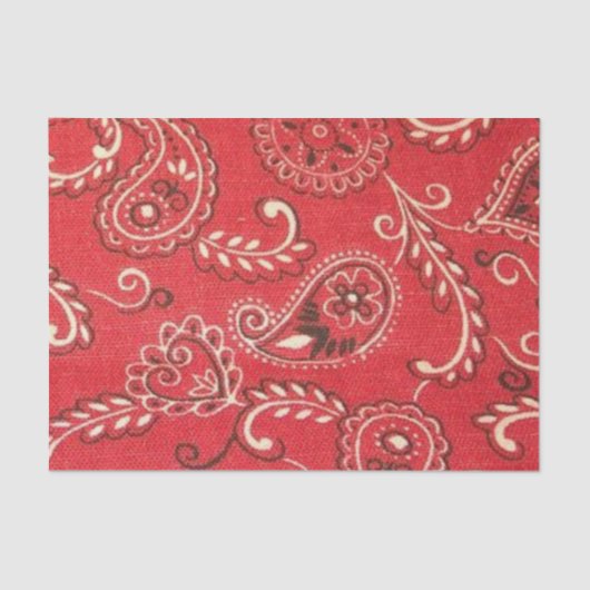 Rote Bandane Seidenpapier (Vorderseite)