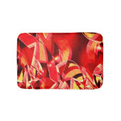 Rote Bänder, gekratzt, simuliert Bewegung Badematte (Vorderseite)