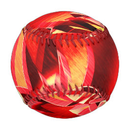 Rote Bänder, gekratzt, simuliert Bewegung Baseball