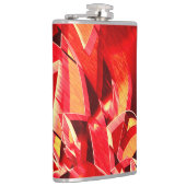 Rote Bänder, gekratzt, simuliert Bewegung Flachmann (Rechts)