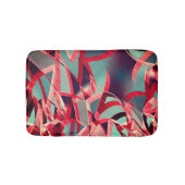 Rote Bänder über bläulich grau, tropfend Badematte (Vorderseite)