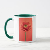 Rote Barberton Gerbera-Gänseblümchen-Blume Tasse (Links)