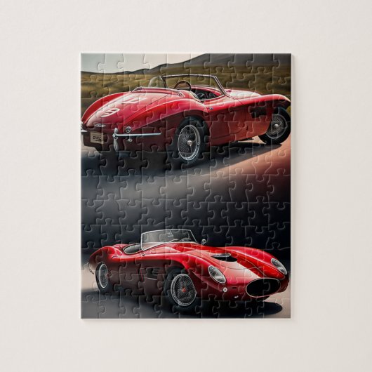 Rote Barchetta Puzzle (Vertikal)