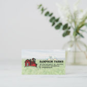 Rote Barriere-Logo | Betrieb und Zugmaschine Visitenkarte (Stehend Vorderseite)