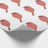 Rote Baseballmütze Geschenkpapier (Ecke)