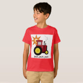 Rote Bauernhof-Traktor-T - Shirts und Geschenke (Vorne ganz)