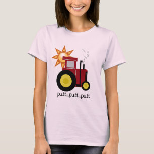 Rote Bauernhof-Traktor-T - Shirts und Geschenke